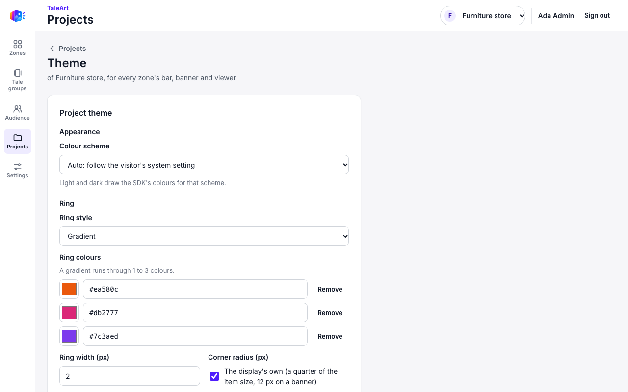 Project theme